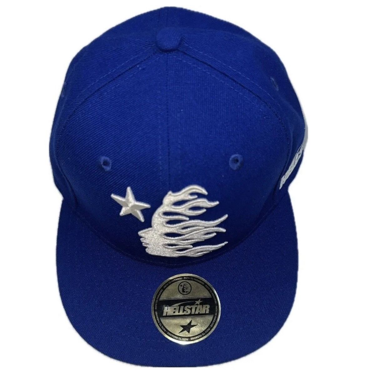 HELLSTAR Hellstar Fitted Baseball Cap Blue SIZE 7 Size ONE SIZE - 2 Thumbnail