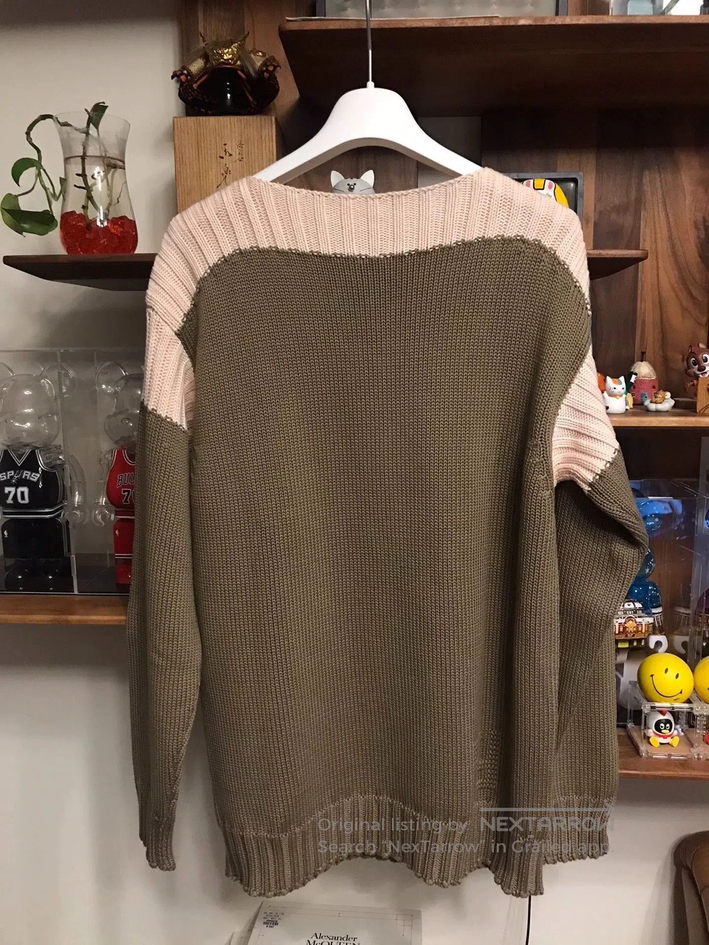 Fendi Green Color Block Long Sleeve Sweater. Size US L / EU 52-54 / 3 - 2 Thumbnail