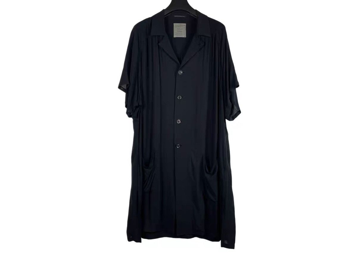 Yohji Yamamoto Yohji Yamamoto Batwing Long Short Sleeve Shirt J31 Size US L / EU 52-54 / 3 - 1 Thumbnail