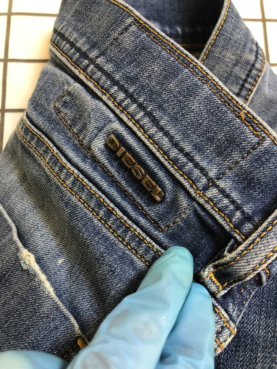 Diesel DIESEL TEPPHAR Wash Denim Slim Carrot Stretch Jeans Size US 34 / EU 50 - 20 Thumbnail