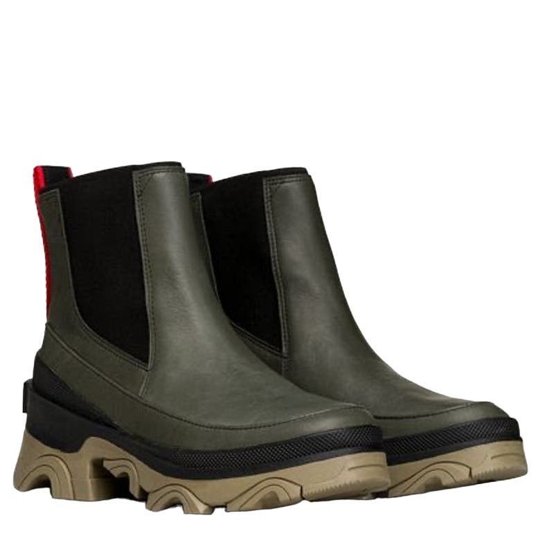 image of Sorel Brex Chelsea Sage Waterproof Boots Womens Size 10.5 in Green
