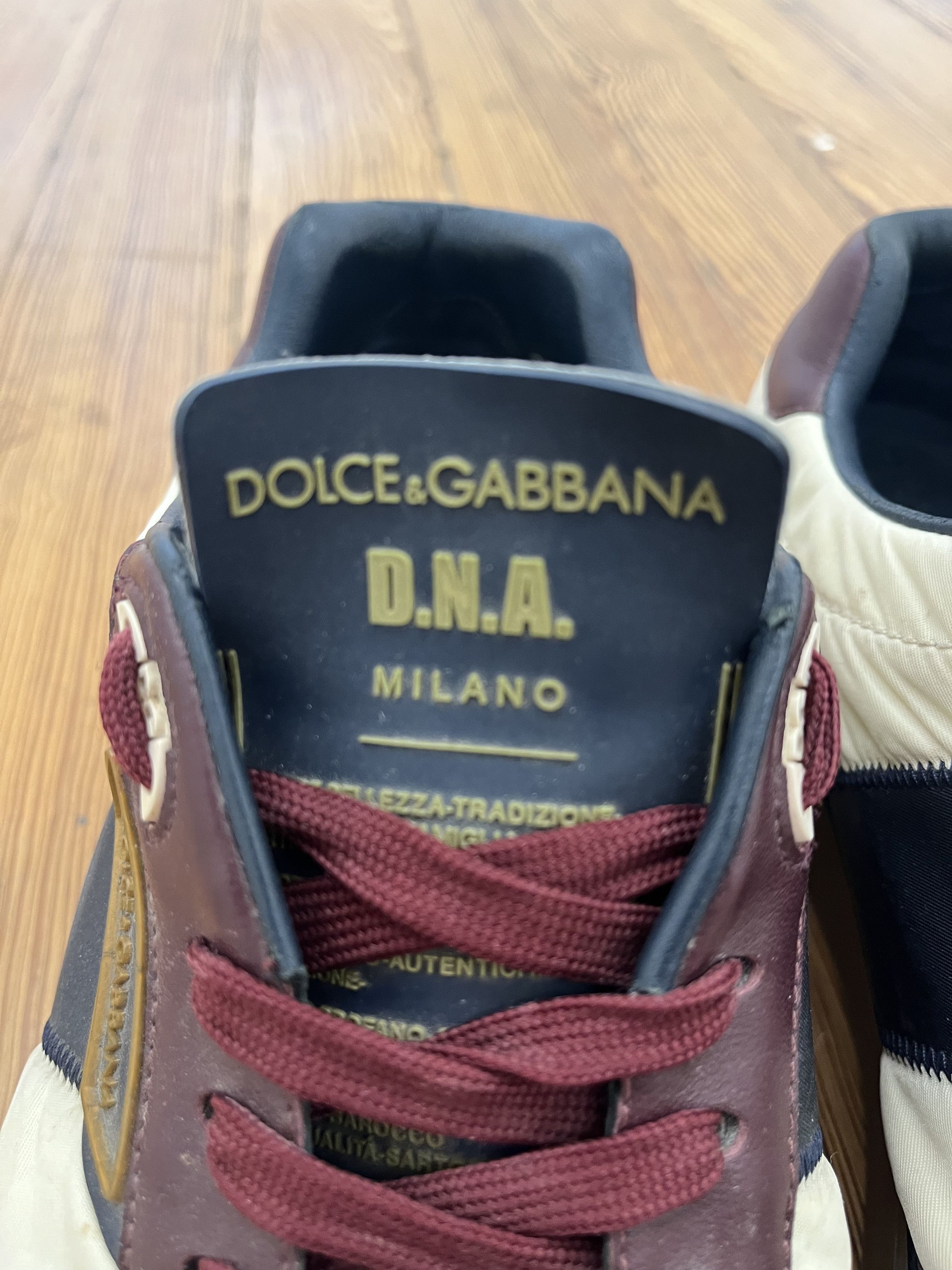 Dolce & Gabbana Dolce & Gabbana Mixed material Miami snakers Size US 12 / EU 45 - 8 Thumbnail