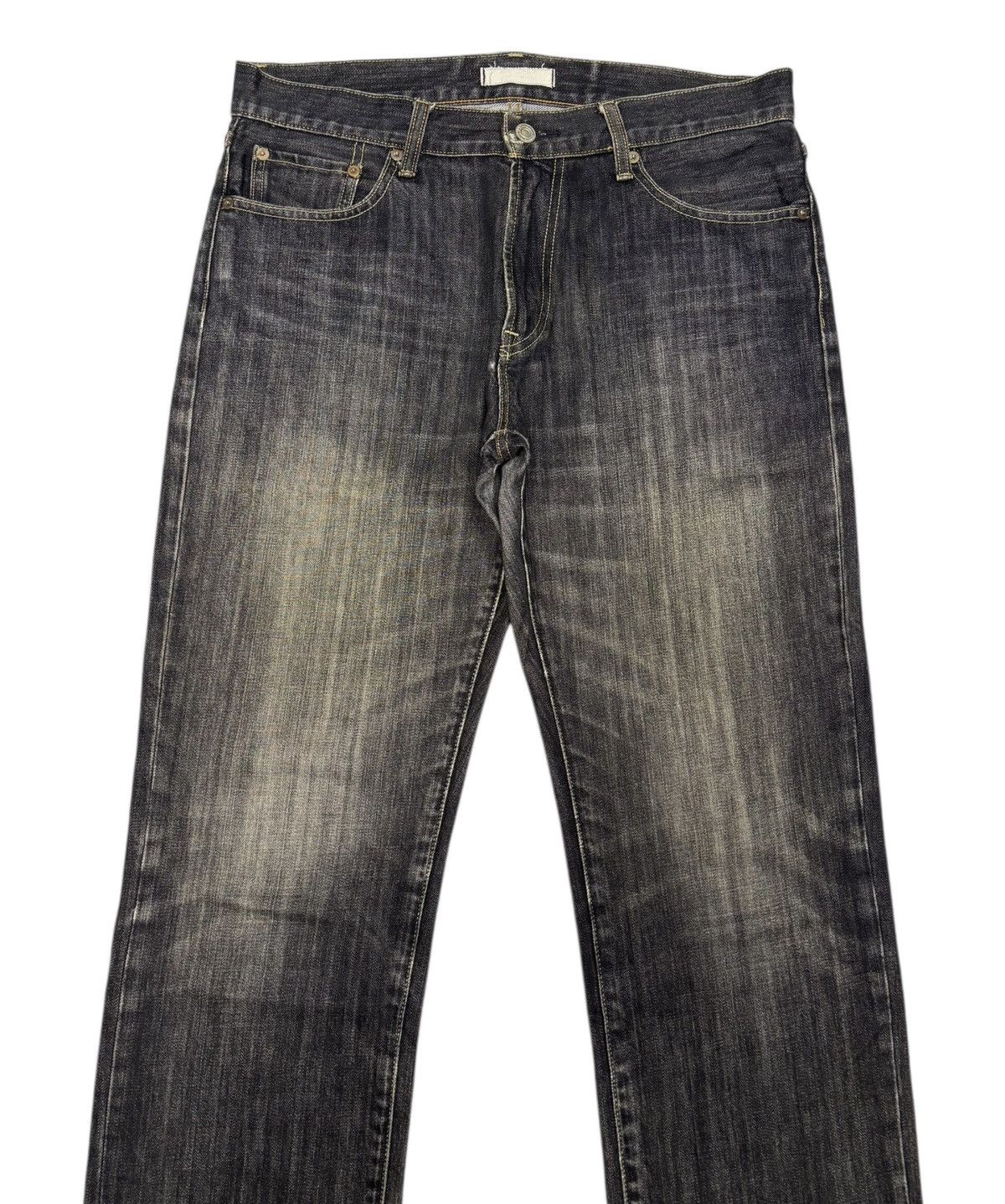 Undercover RUSTY BLACK BAGGY JEANS UNIQLO DISTRESSED DENIM Size US 34 / EU 50 - 3 Thumbnail