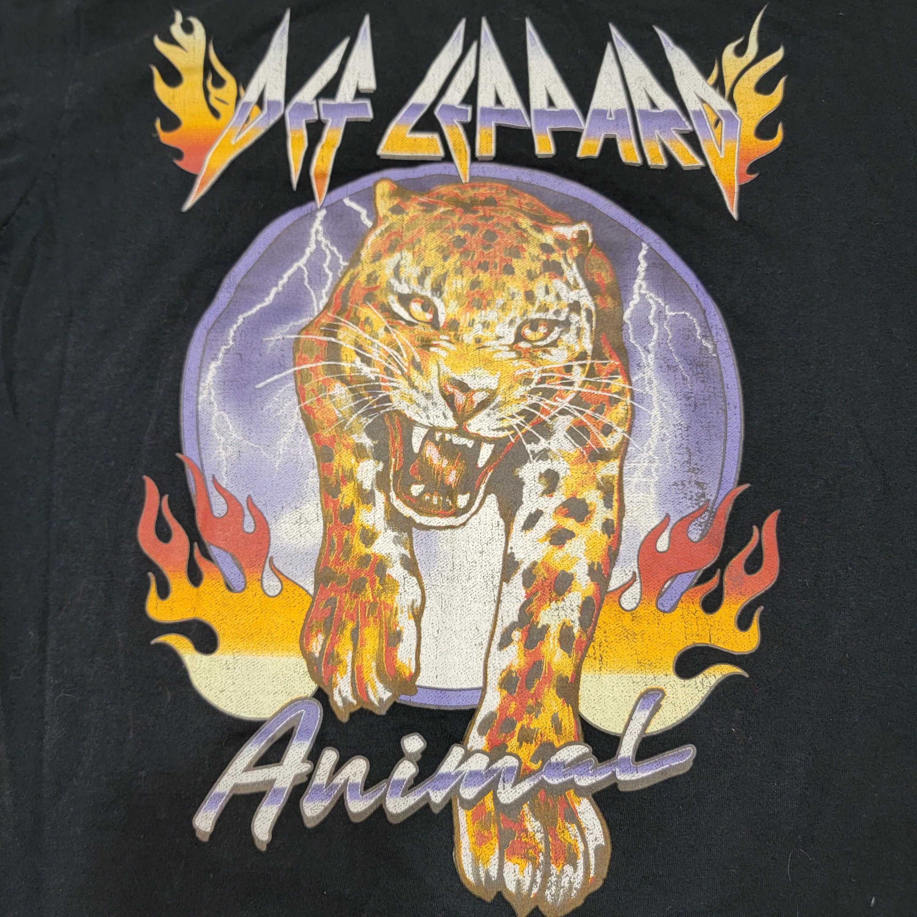 Other Def Leppard SS Black Unisex Tee "Animal" - Size Medium Size US M / EU 48-50 / 2 - 2 Thumbnail