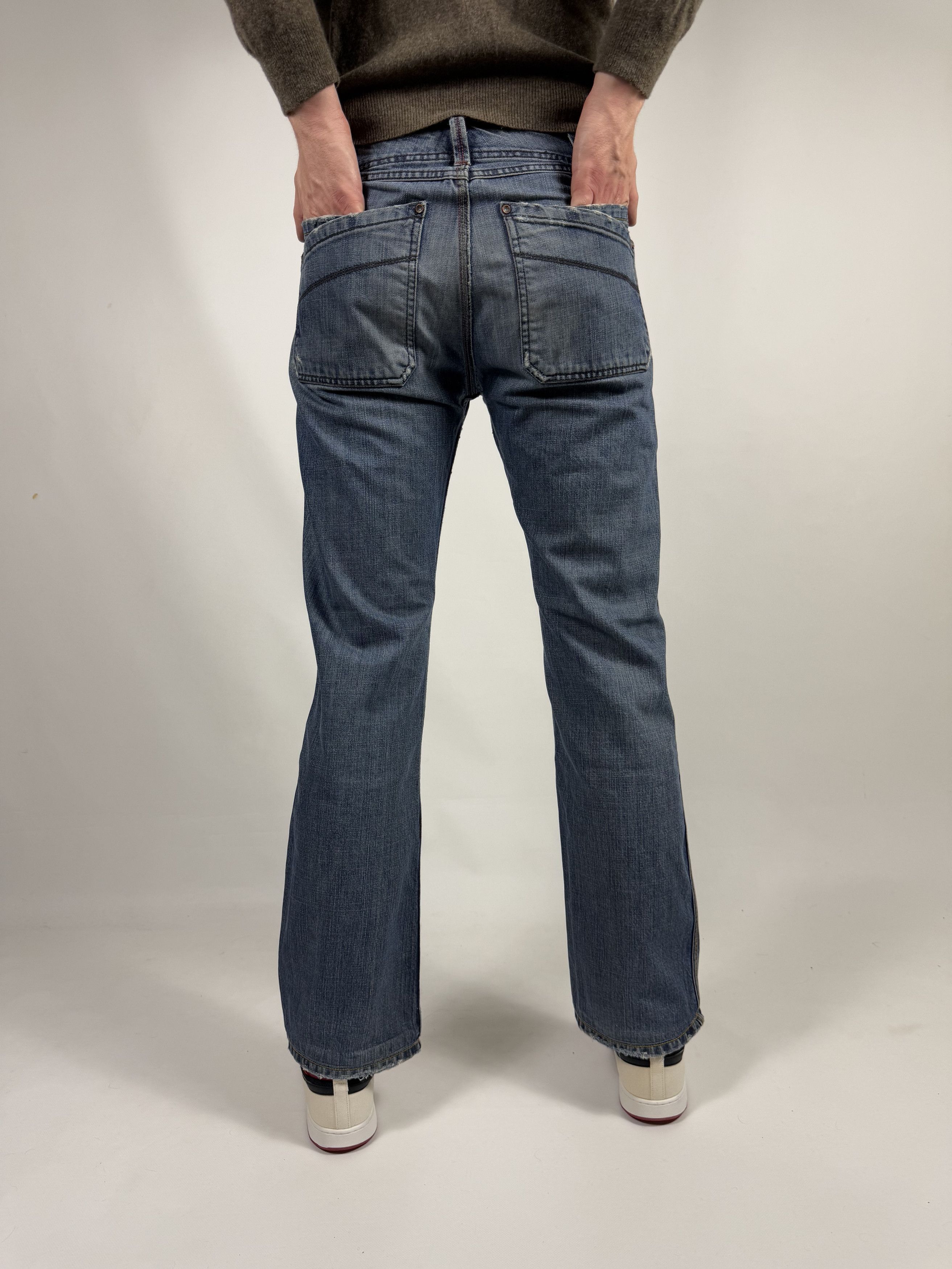 Diesel Diesel Moorix Washed Straight Damaged Denim Pants Size US 30 / EU 46 - 3 Thumbnail