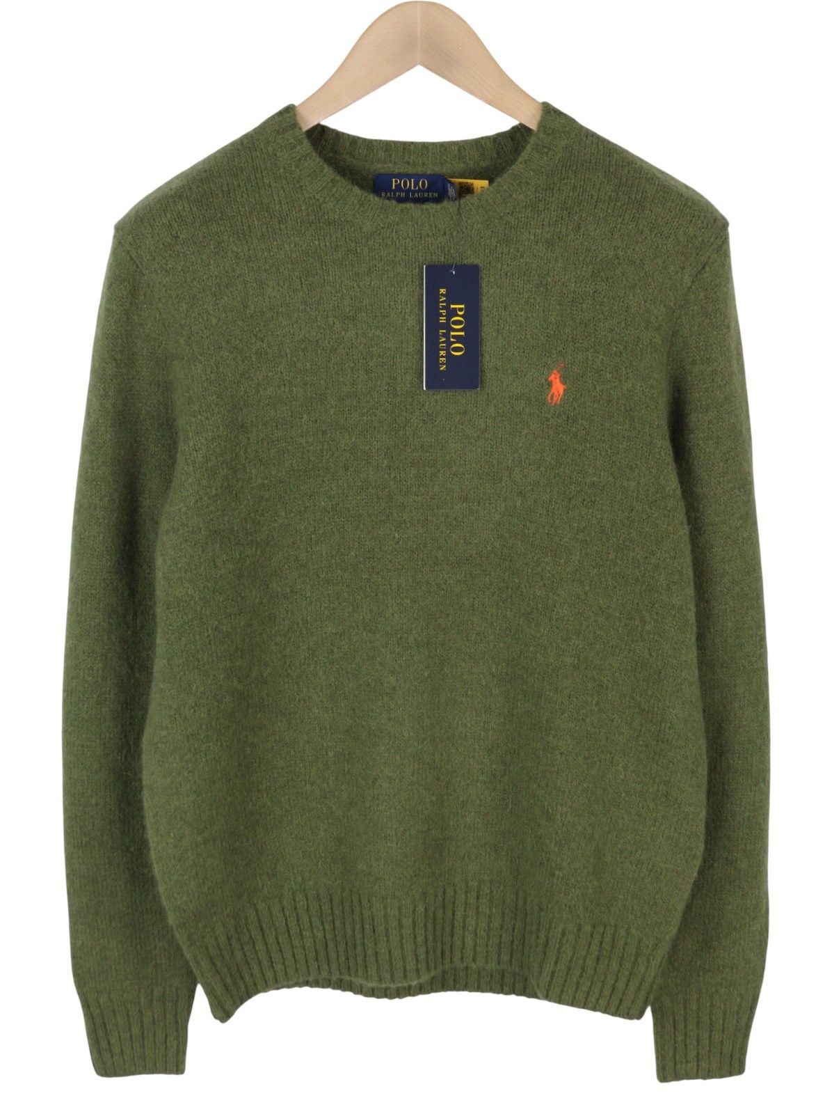 Ralph Lauren OLIVE S Wool Alpaca Blend Pullover Jumper 86921 Size US S / EU 44-46 / 1 - 2 Thumbnail