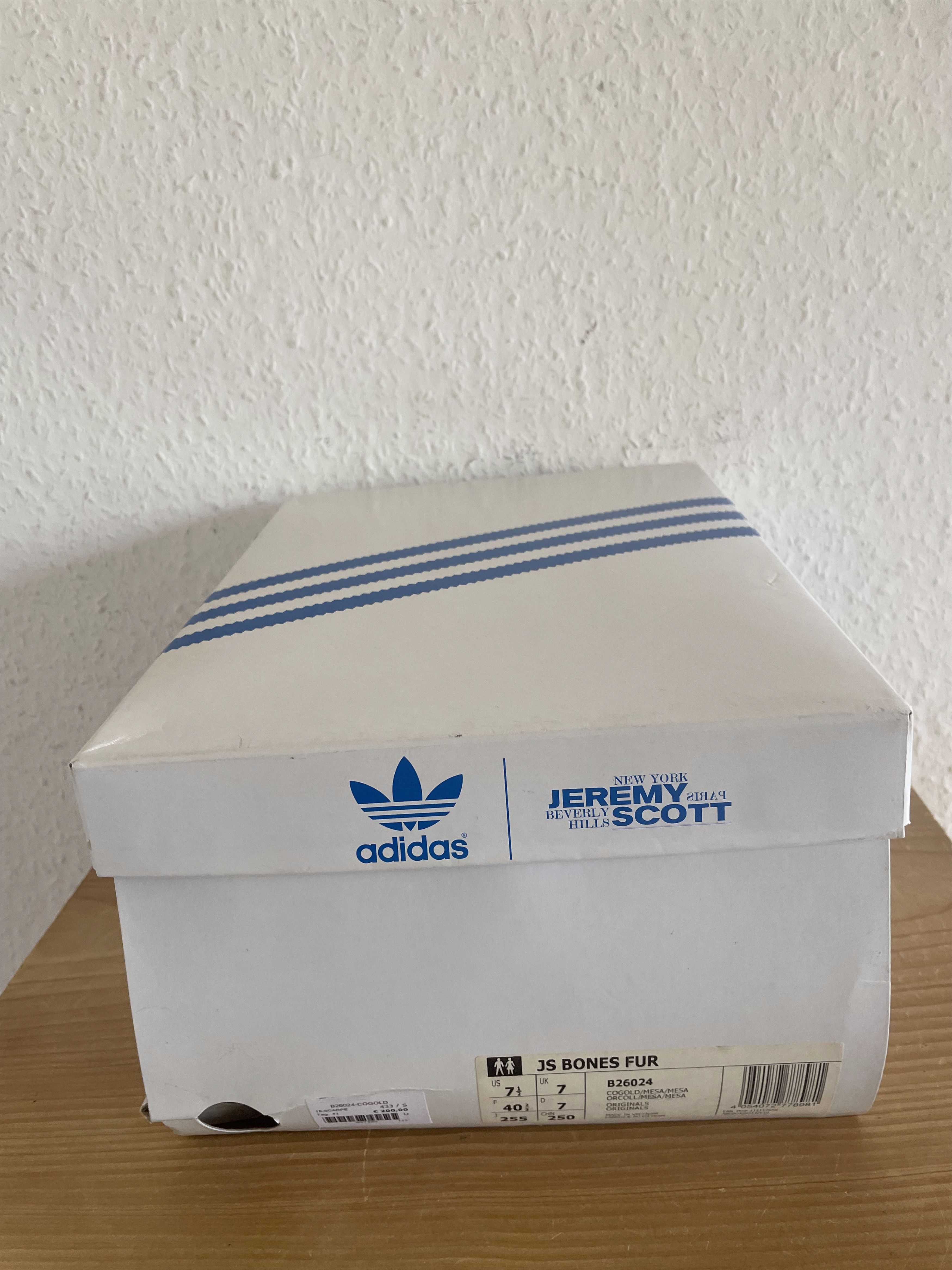 Adidas × Jeremy Scott JS Bones Fur Sneakers Size US 7.5 / EU 40-41 - 20 Thumbnail
