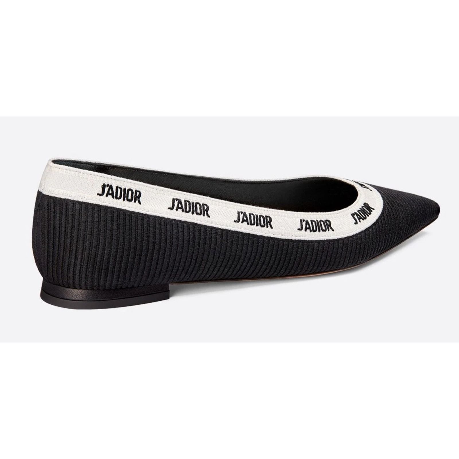 Dior J'adior Ribbon Embroidered Fabric Ballet Ballerina Flat 37 Size US 7 / IT 37 - 8 Thumbnail