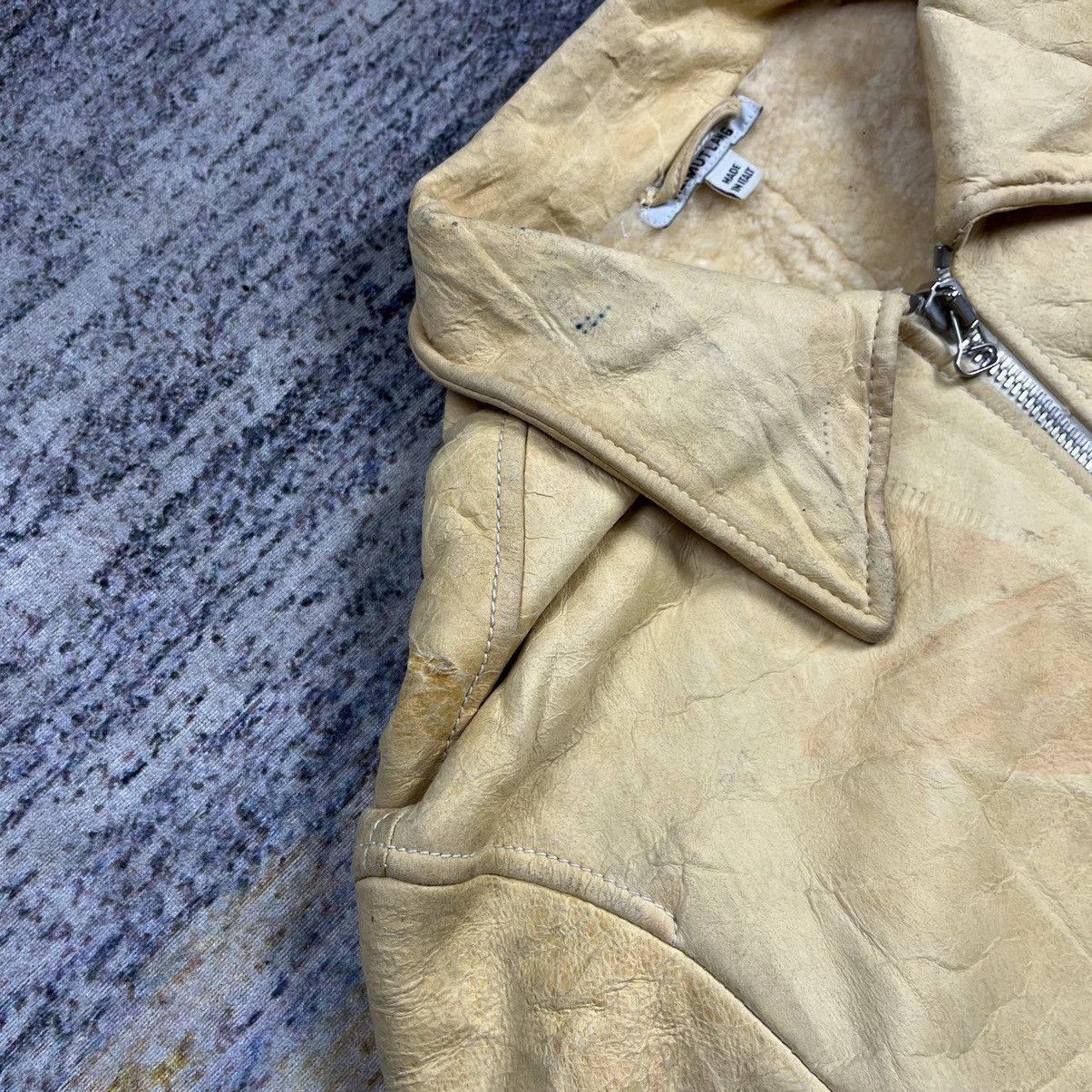 Helmut Lang × Vintage Archive 2000s Helmut Lang shearling leather jacket Size US M / EU 48-50 / 2 - 11 Thumbnail