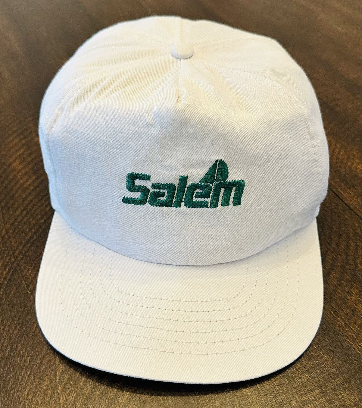 Other Vintage Salem Cigarette Snapback Hat White w/ Green Logo Size ONE SIZE - 1 Thumbnail