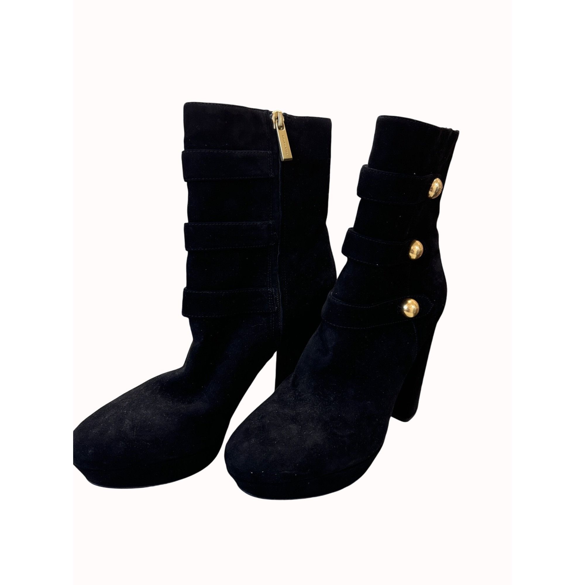 Michael Kors Michael Kors women’s black leather mid calf boots size 8.5m Size US 8.5 / IT 38.5 - 15 Thumbnail