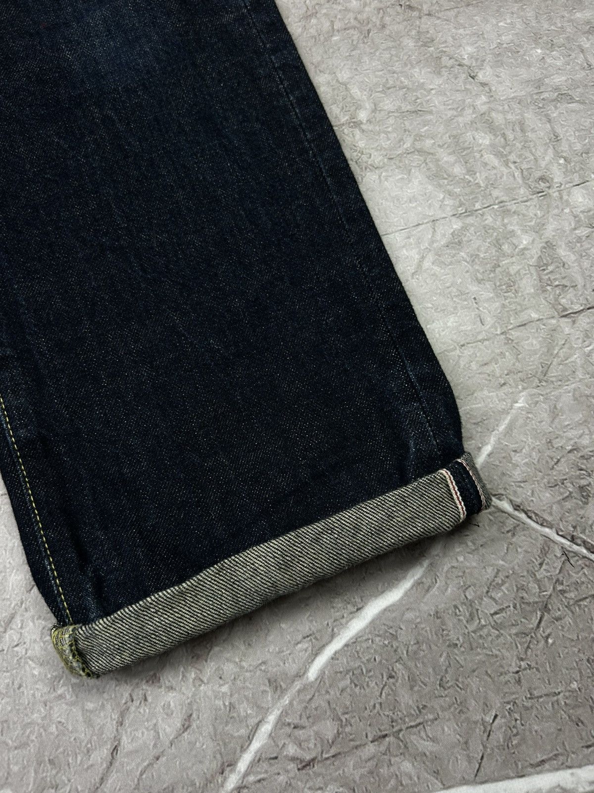 Blue Blue Japan × Japanese Brand × Uniqlo Uniqlo All Made in Japan Selvedge Navy Denim Pants Size US 32 / EU 48 - 5 Thumbnail
