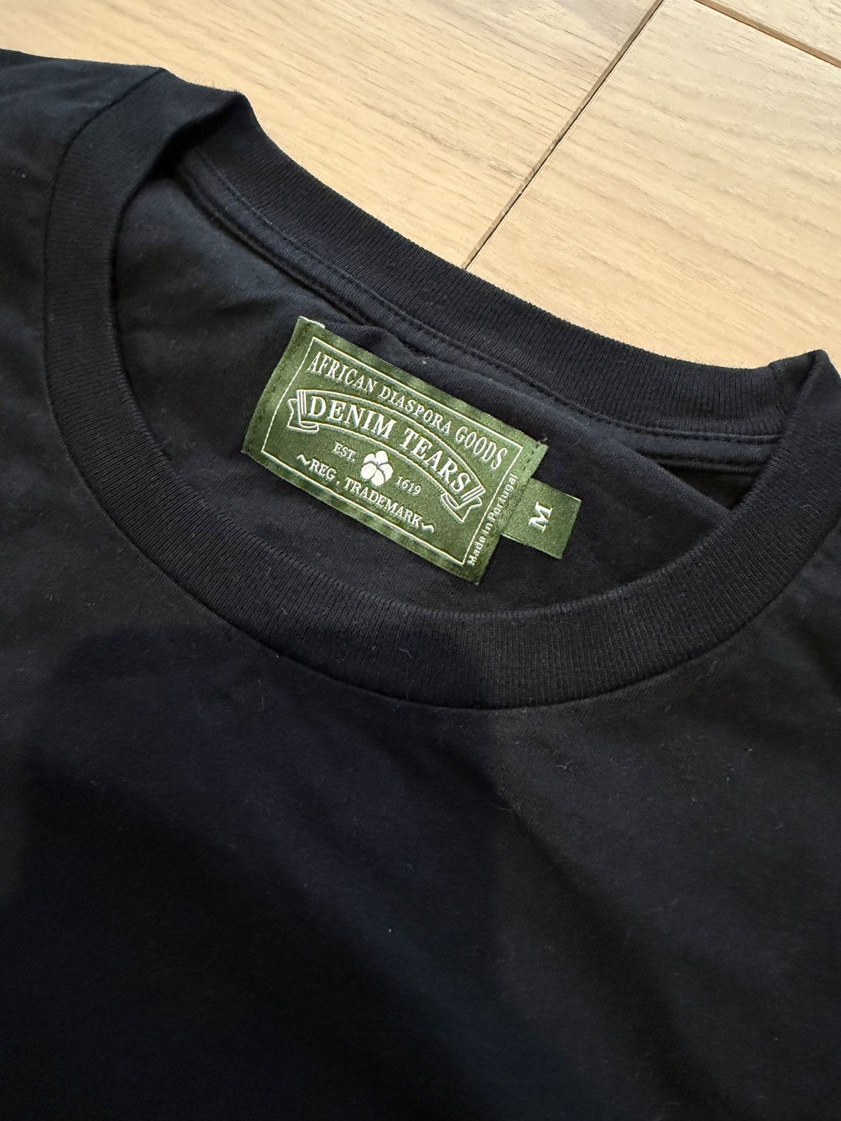 DENIM TEARS Denim Tears Black Cherub Tee Size US M / EU 48-50 / 2 - 5 Thumbnail