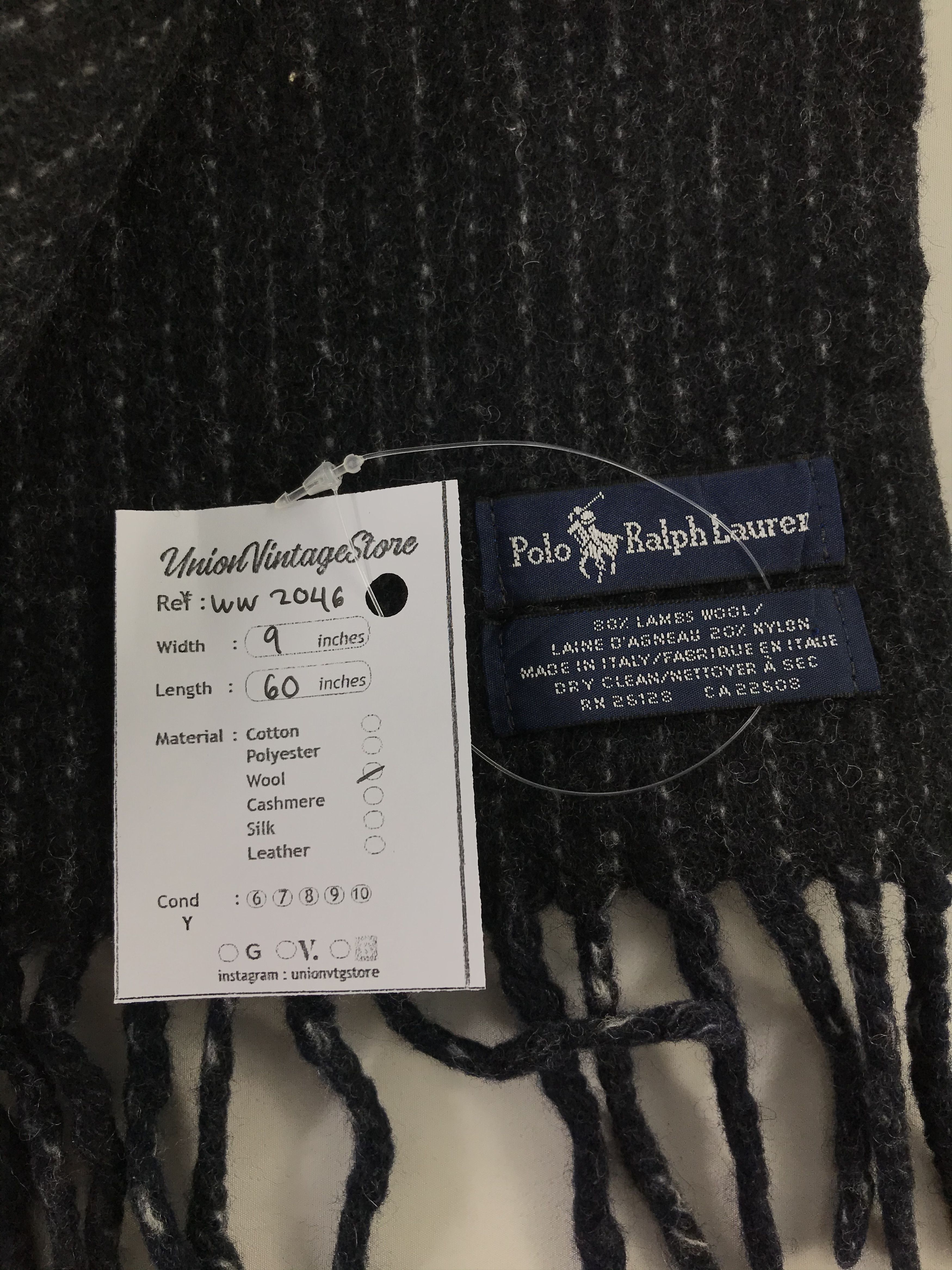 Polo Ralph Lauren × Vintage Polo Ralph Lauren Scarf / Muffler / Neckwear - WW2046 Size ONE SIZE - 5 Thumbnail