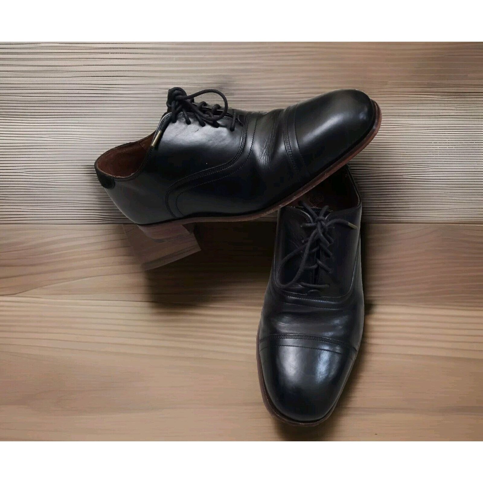 Florsheim Florsheim Duckie Brown Leather Oxford Black Shoe's Size 8D Size US 8 / EU 41 - 4 Thumbnail