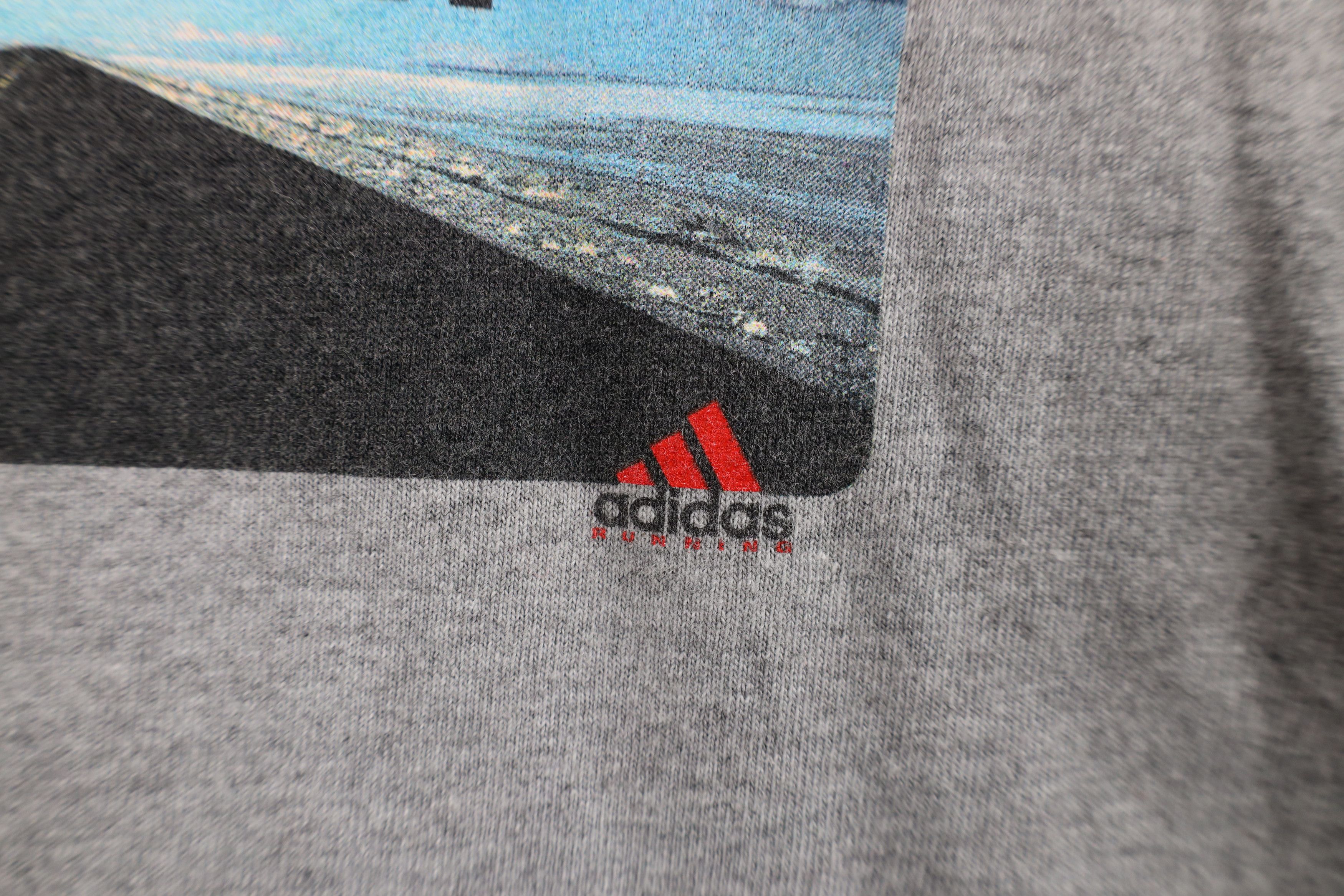 Adidas Vintage 90s Y2K Adidas Running Would Hurt More T-Shirt USA Size XL / US 12-14 / IT 48-50 - 6 Thumbnail