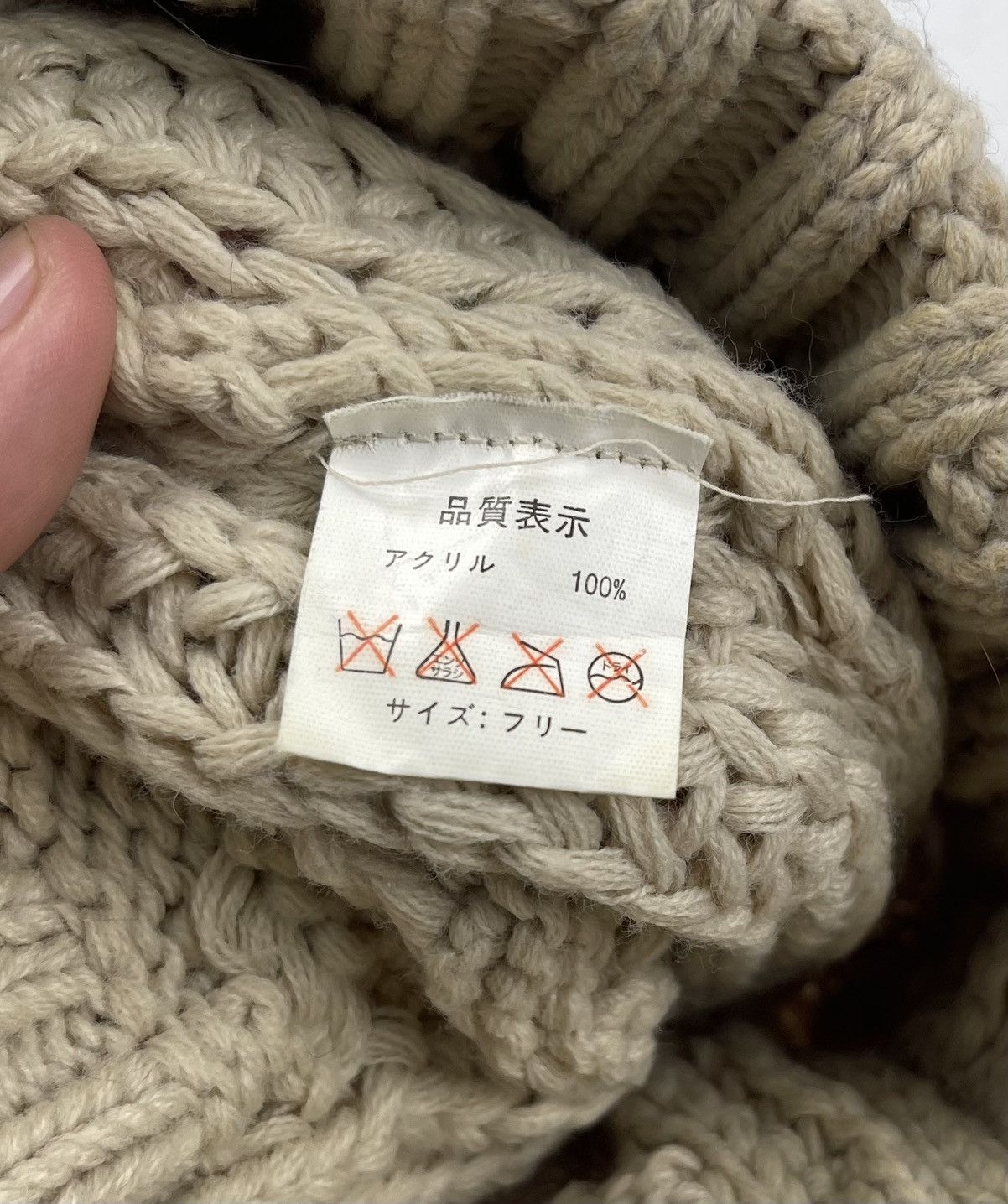 Japanese Brand very rare design beanie hat with horn tc47 Size ONE SIZE - 6 Thumbnail