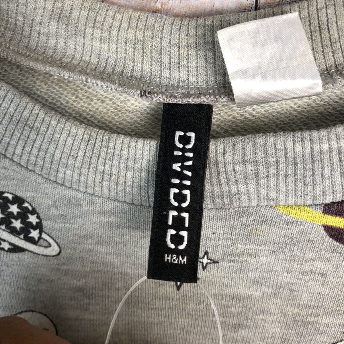 Japanese Brand × Vintage hello stranger H&M Divided Grey Sweatshirt #A401 Size M / US 6-8 / IT 42-44 - 10 Thumbnail