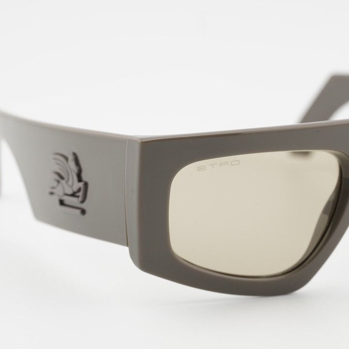 Etro ETRO 0032/G/S 079U QT Sunglasses Mud Geometric Frame Size ONE SIZE - 6 Thumbnail