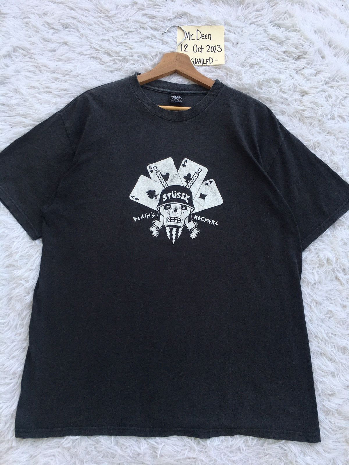 Stussy Rare vintage Stussy Death’s Rockers Tshirt Size US L / EU 52-54 / 3 - 4 Thumbnail