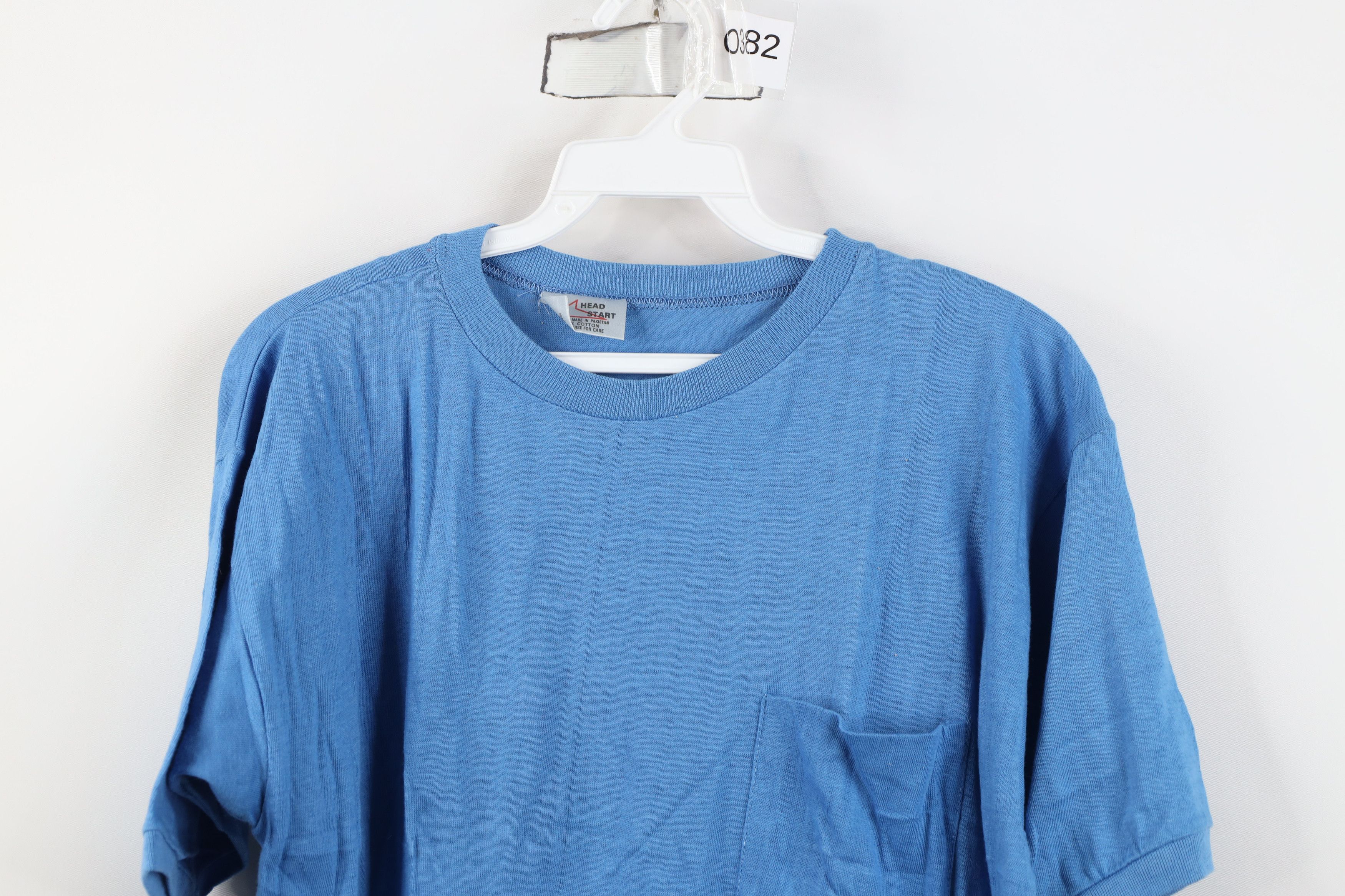 Vintage Vintage 90s Streetwear Short Sleeve Ringer T-Shirt Blue Size US L / EU 52-54 / 3 - 2 Thumbnail