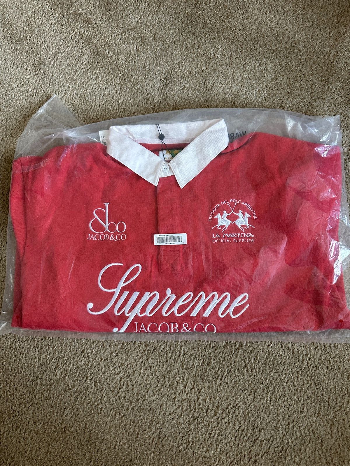 Jacob & Co. × Supreme Supreme La Martina/Jacob&Co Rugby Striped 