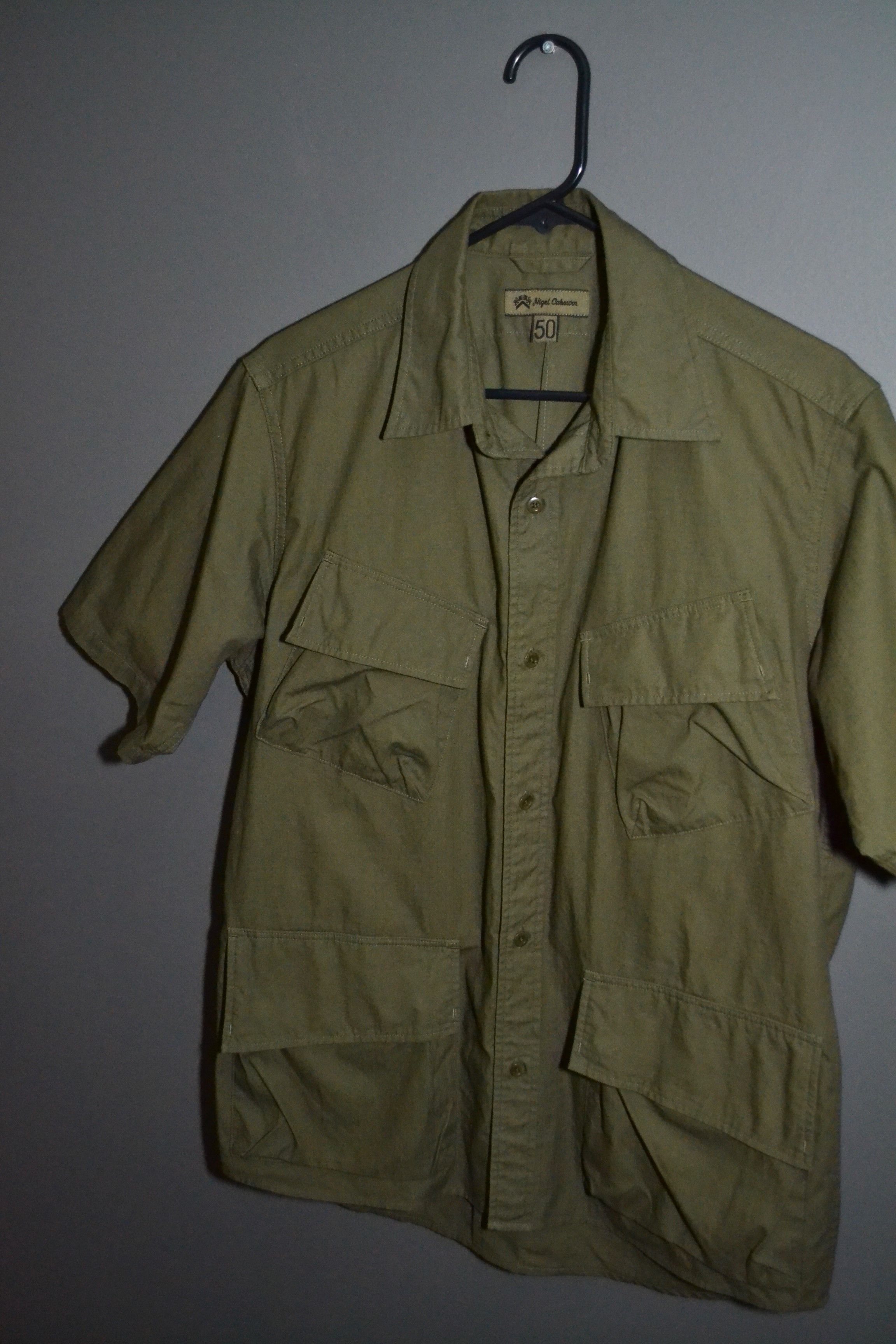 Nigel Cabourn Nigel Cabourn OG-107 Jungle Fatigues Slant Pocket Jacket 50 |  Grailed