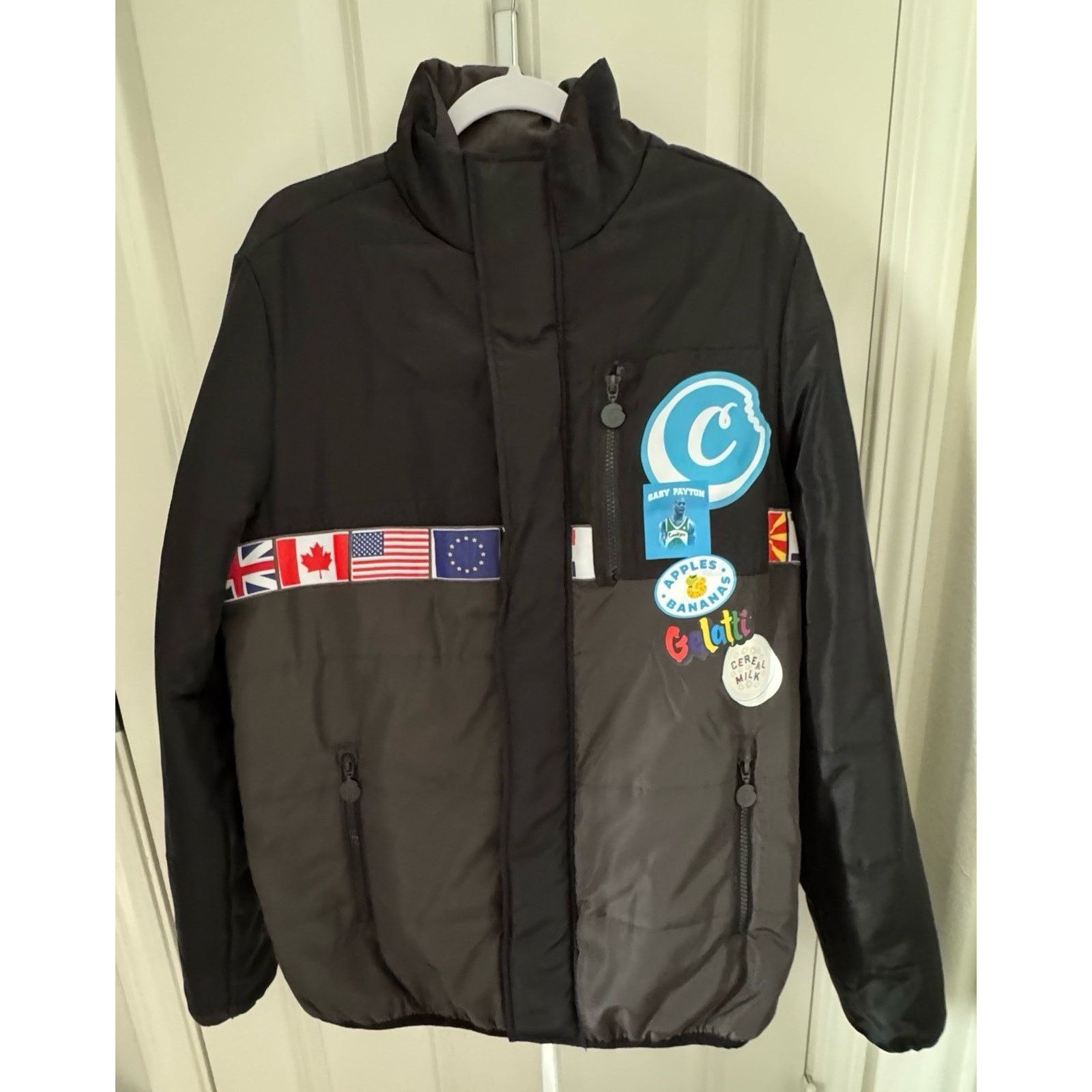 Cookies Cookies SF Award Tour Quilted Nylon Puffer Jacket Lg Blk New Size US L / EU 52-54 / 3 - 1 Thumbnail