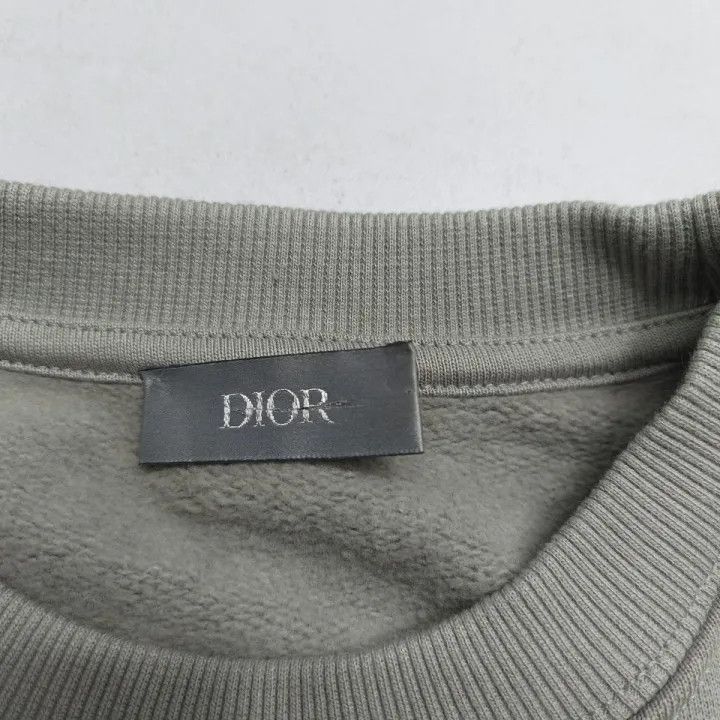 Dior Dior Dior Gray Embroidered Long Sleeve Sweatshirt for Men Size US S / EU 44-46 / 1 - 3 Thumbnail