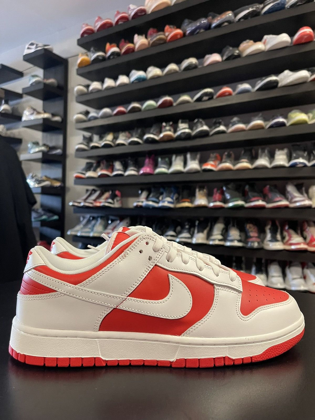 Nike Size 12 - Nike Dunk Low Championship Red Size US 12 / EU 45 - 3 Thumbnail