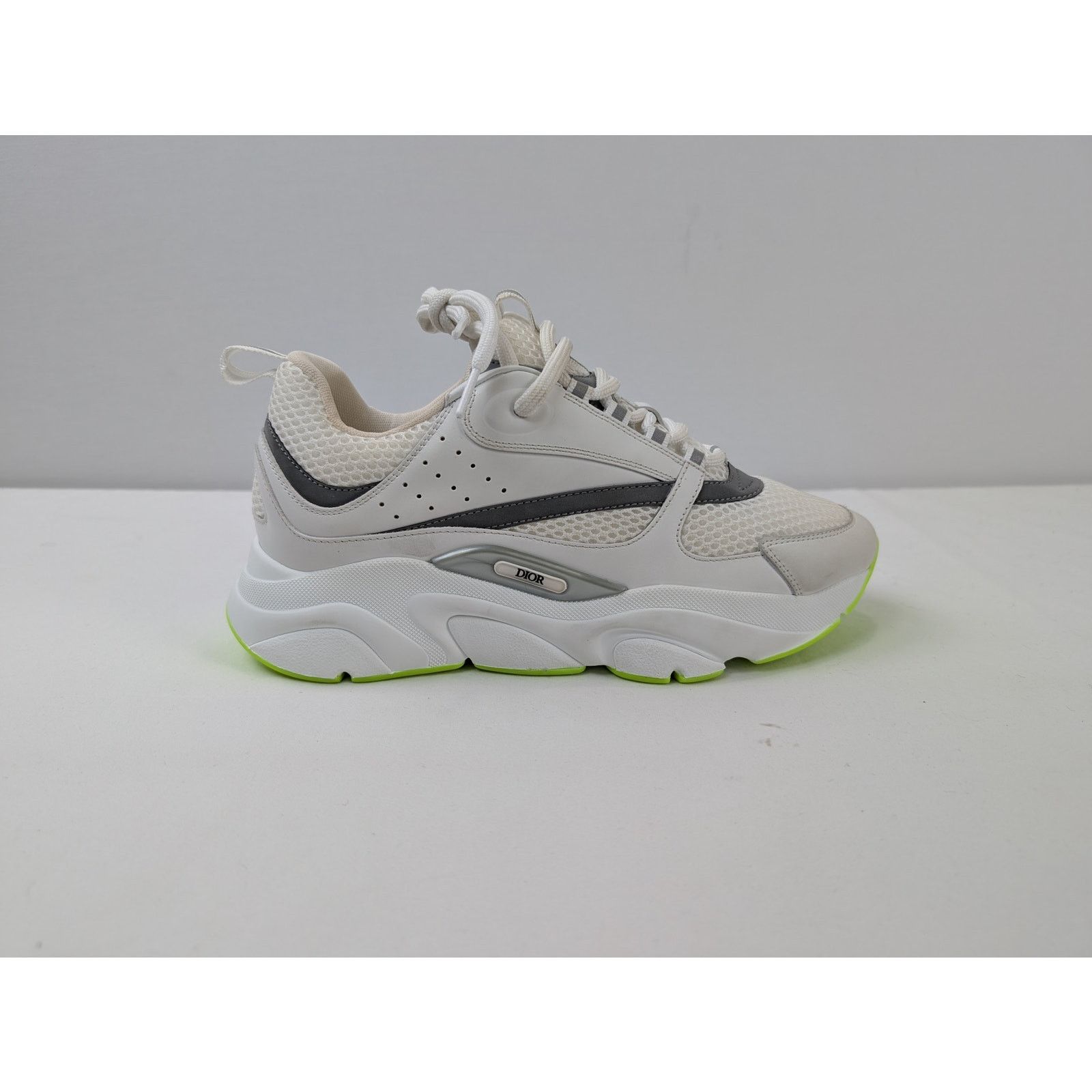 Dior o1rshd1 B22 Sneakers in White Silver Fluo Green Size US 8 / EU 41 - 5 Thumbnail