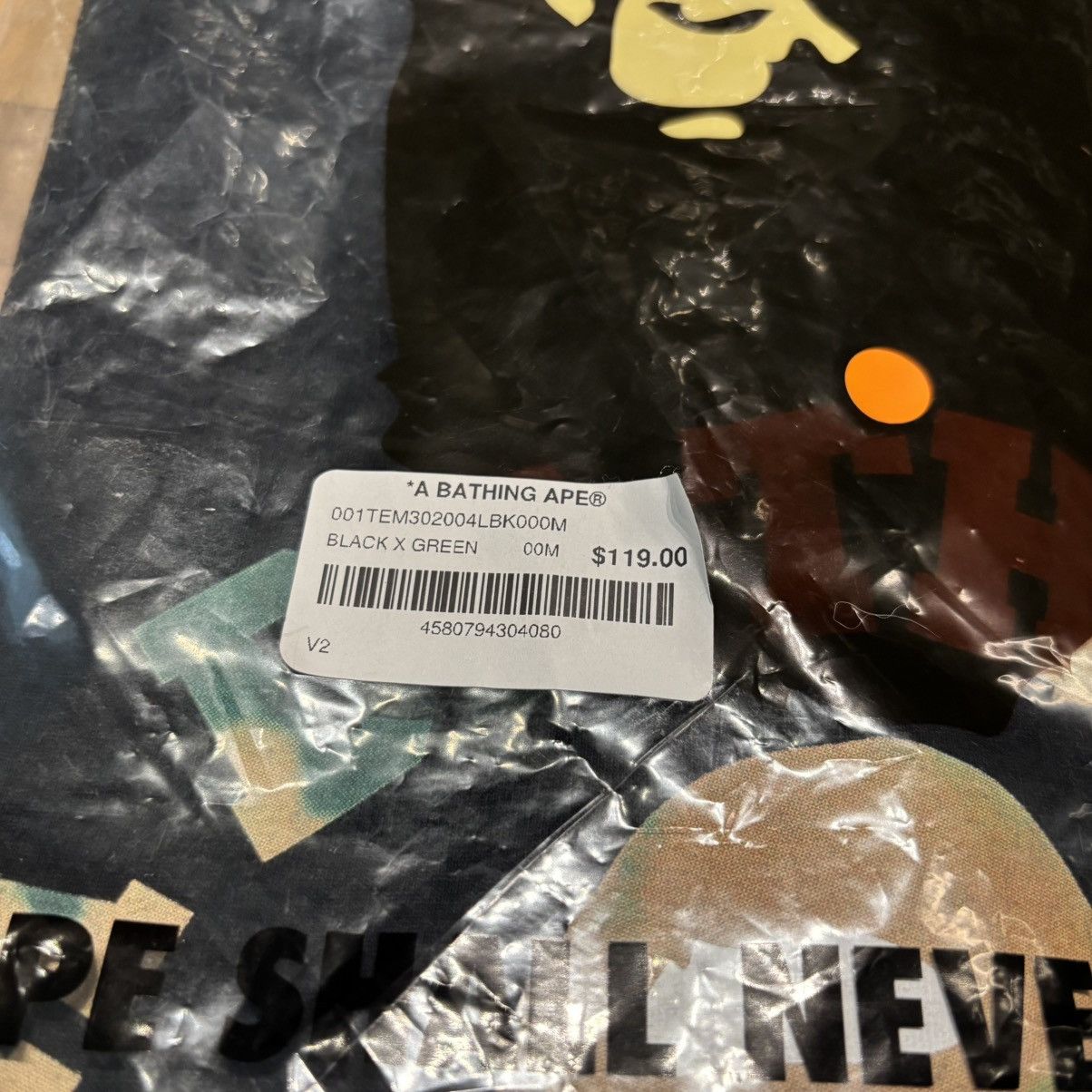 Bape New Bape Tie Dye College Logo Tee Size US L / EU 52-54 / 3 - 8 Thumbnail