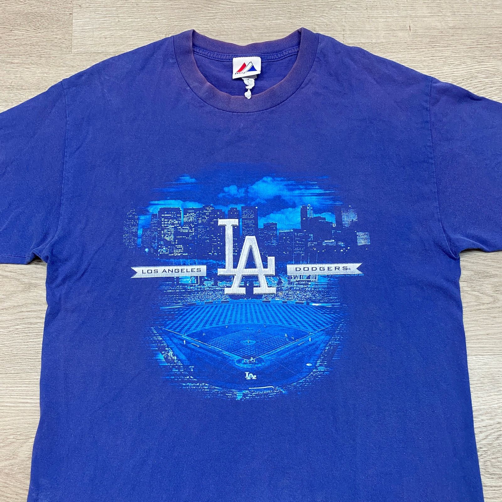 MLB × Majestic Vintage 2008 Majestic LA Dodgers Stadium City LA Shirt Large Size US L / EU 52-54 / 3 - 2 Thumbnail