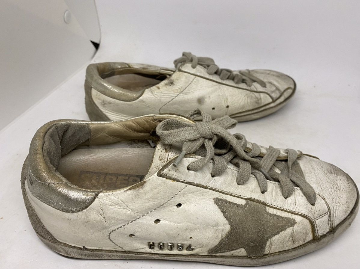 Golden Goose GOLDEN GOOSE superstar white silver ggdb size  