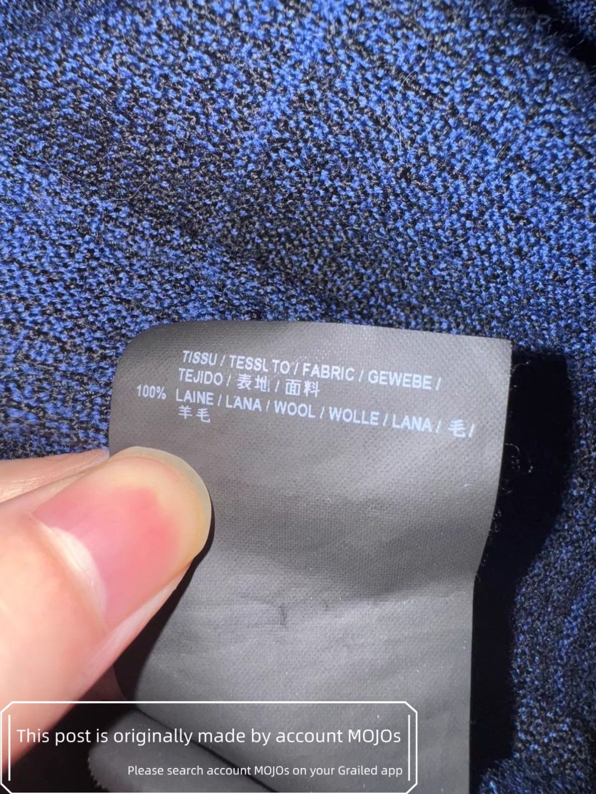 Saint Laurent Paris Sz S Saint Laurent Paris 16AW Dark Blue Plaid Shirt mojos113 Size US S / EU 44-46 / 1 - 6 Thumbnail