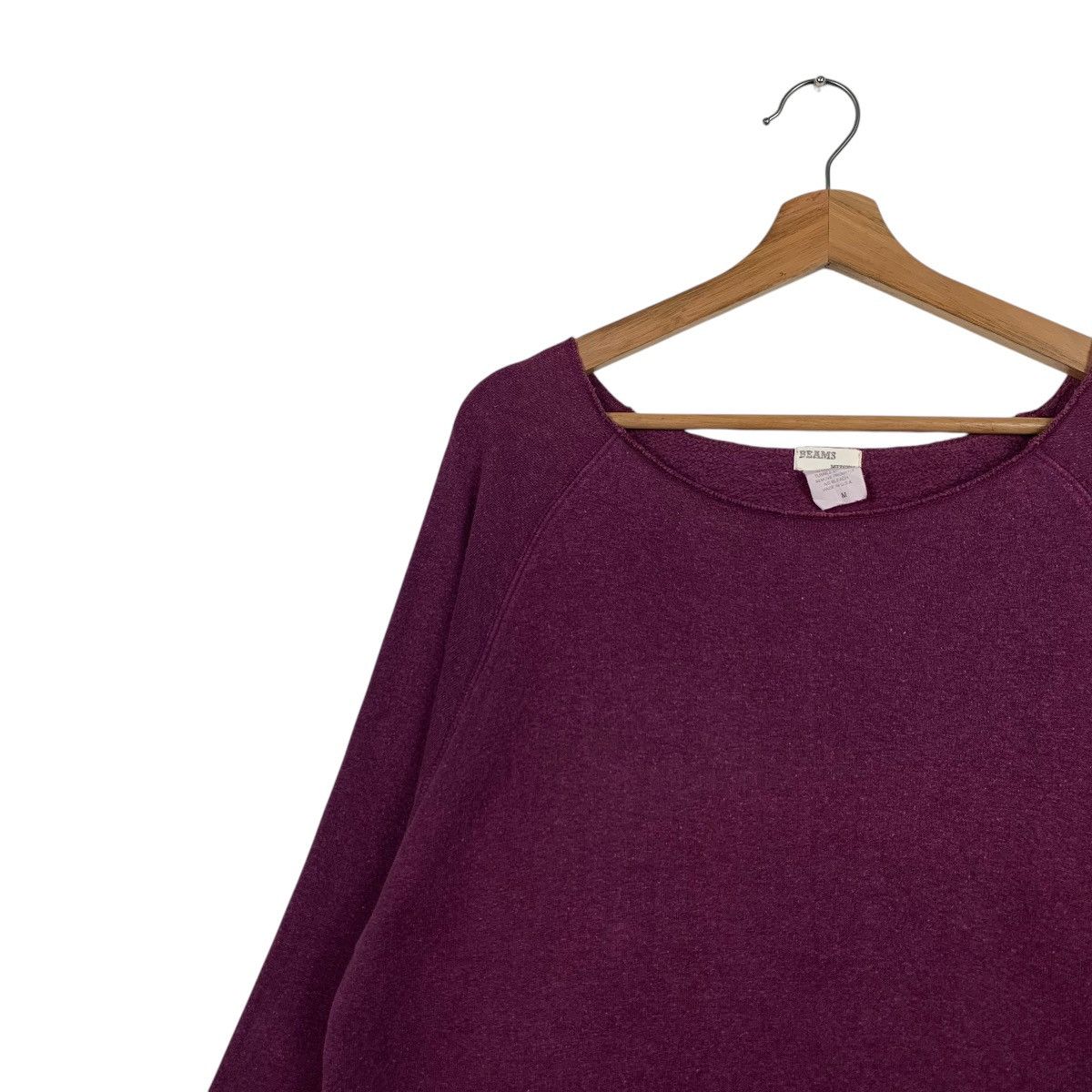 Beams Plus BEAMS Hemp Cotton Purple Long Sleeve Sweater #1775-C79 Size US M / EU 48-50 / 2 - 6 Thumbnail