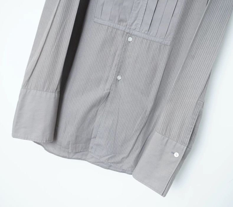Number (N)ine Number (N)ineCourt shirt with organ pleated front collar 25 Size US M / EU 48-50 / 2 - 5 Thumbnail
