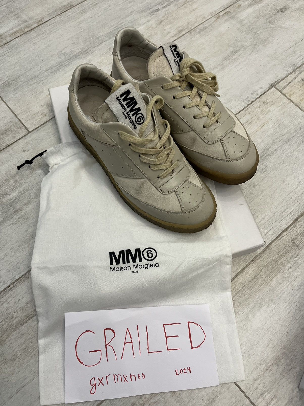 Maison Margiela × Vintage Maison Margiela MM6 6 court sneakers Size US 8 / EU 41 - 4 Thumbnail