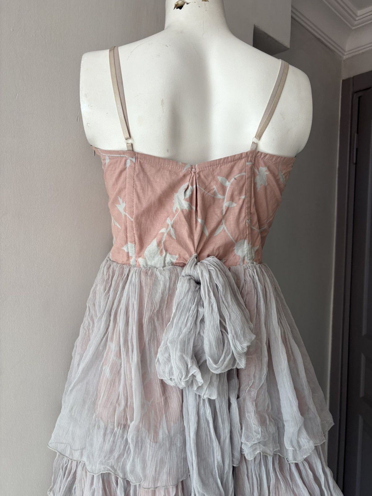 Vintage Jeff Gallano silk dress Size L / US 10 / IT 46 - 18 Thumbnail
