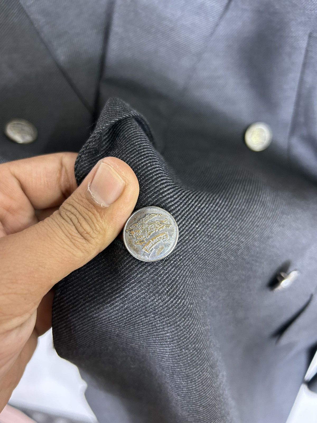 Burberry 🔥Burberry London Wool Double Breast Coat Size US M / EU 48-50 / 2 - 8 Thumbnail