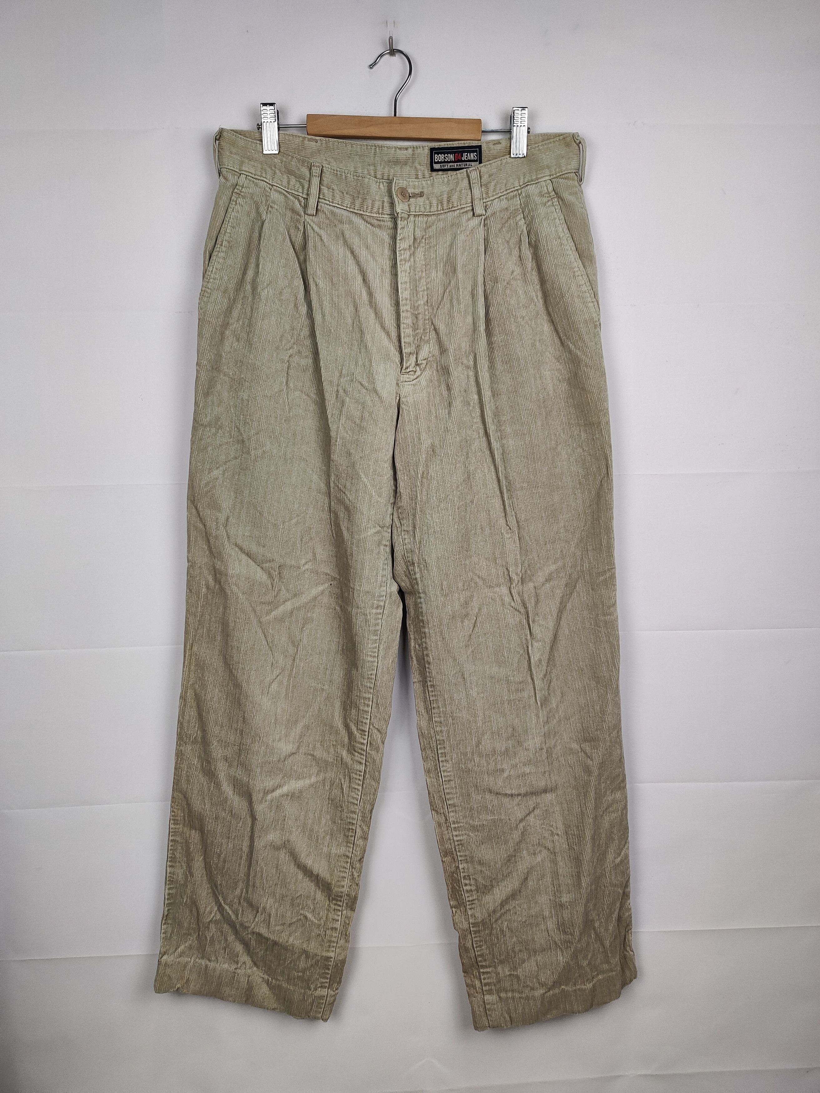 Vintage Vintage Bobson Corduroy Trouser Pant Size US 31 - 1 Thumbnail