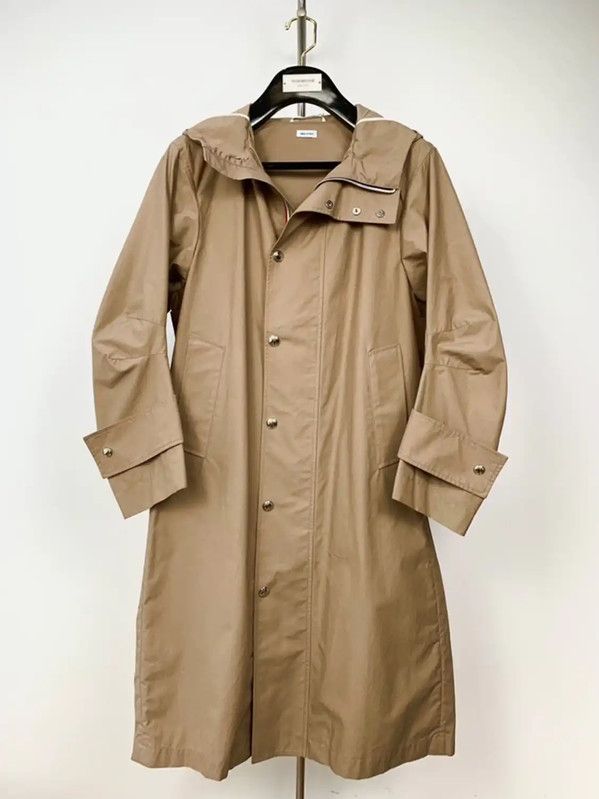 Thom Browne Thom Browne Khaki Cotton Women's Jacket 0089 Size XS / US 0-2 / IT 36-38 - 1 Thumbnail