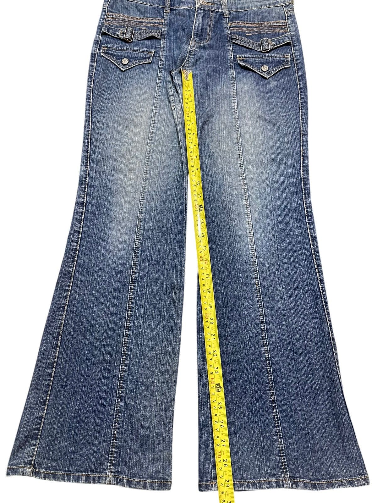 Hysteric Glamour Vintage Japanese Brand Faded Wash Avant Garde Wide Leg Size US 32 / EU 48 - 13 Thumbnail