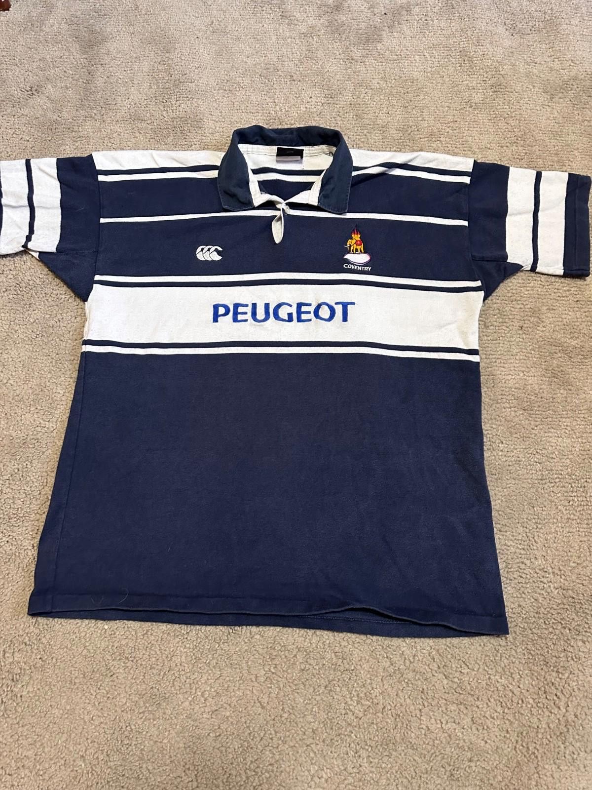 Canterbury of New Zealand Canterbury Coventry 1996/97 Rugby Union T-Shirt Polo Jersey Size US XXL / EU 58 / 5 - 3 Thumbnail