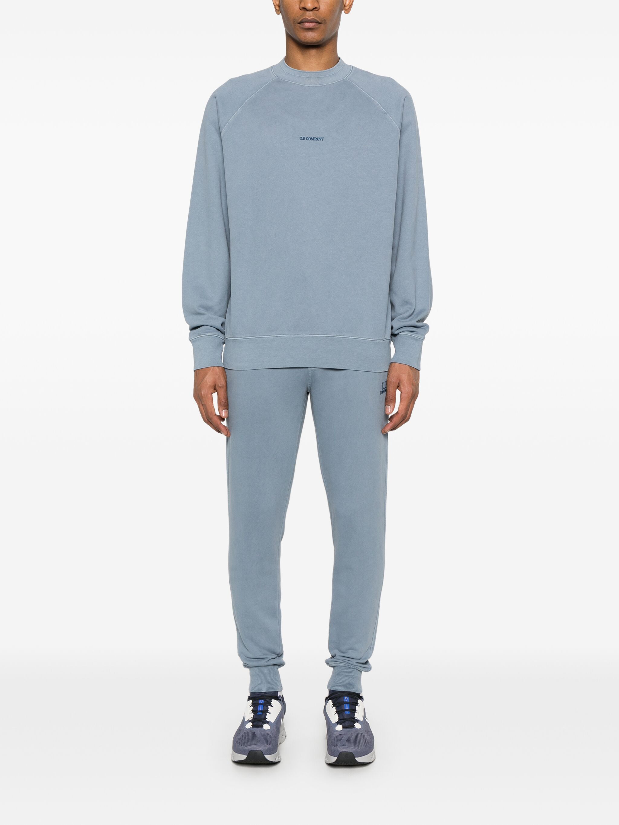 C.P. Company o1y1224 Logo Sweatshirt in Blue Size US XS / EU 42 / 0 - 2 Thumbnail