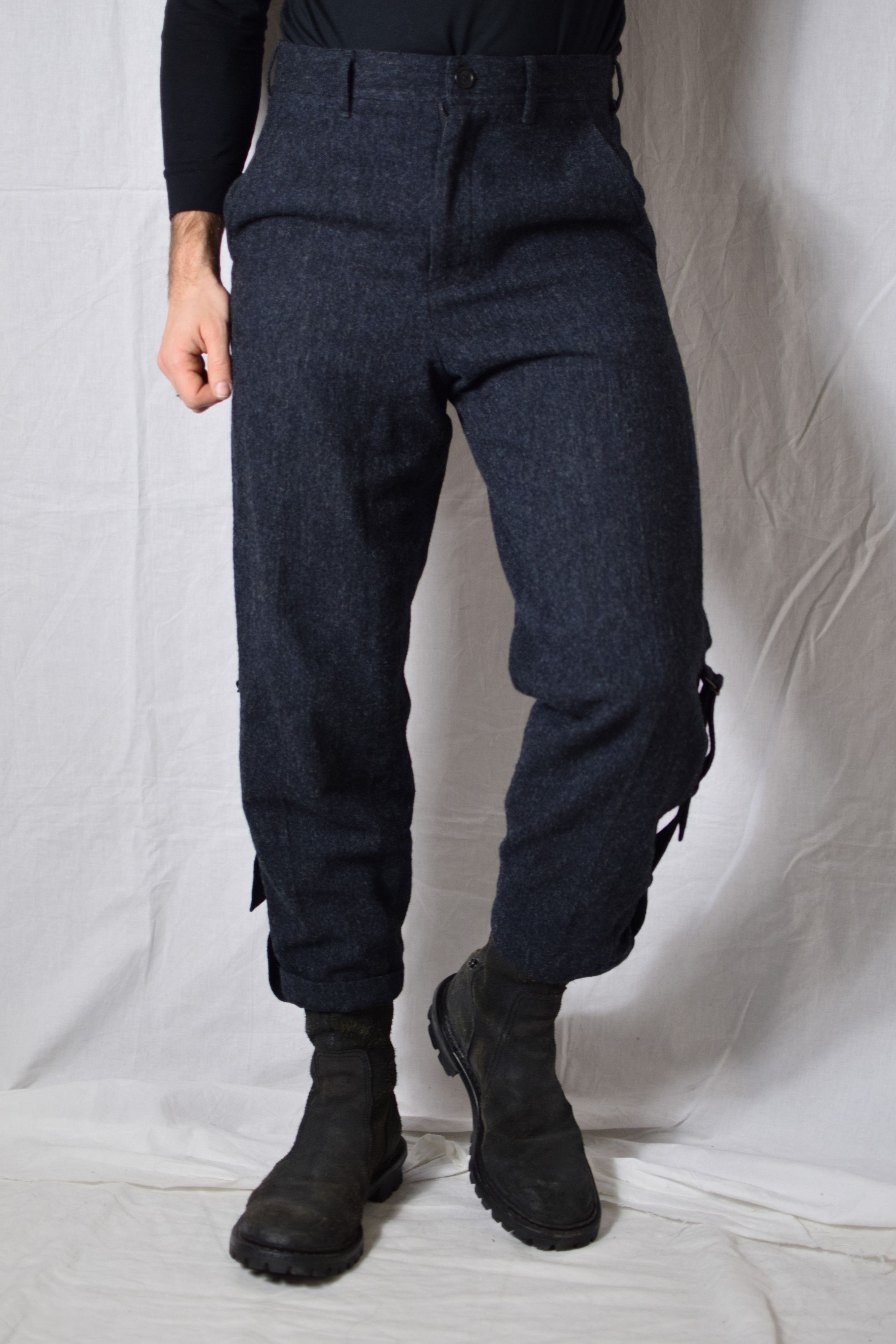 YYPH AW16 Wool Strap Pants - HR-P29-114