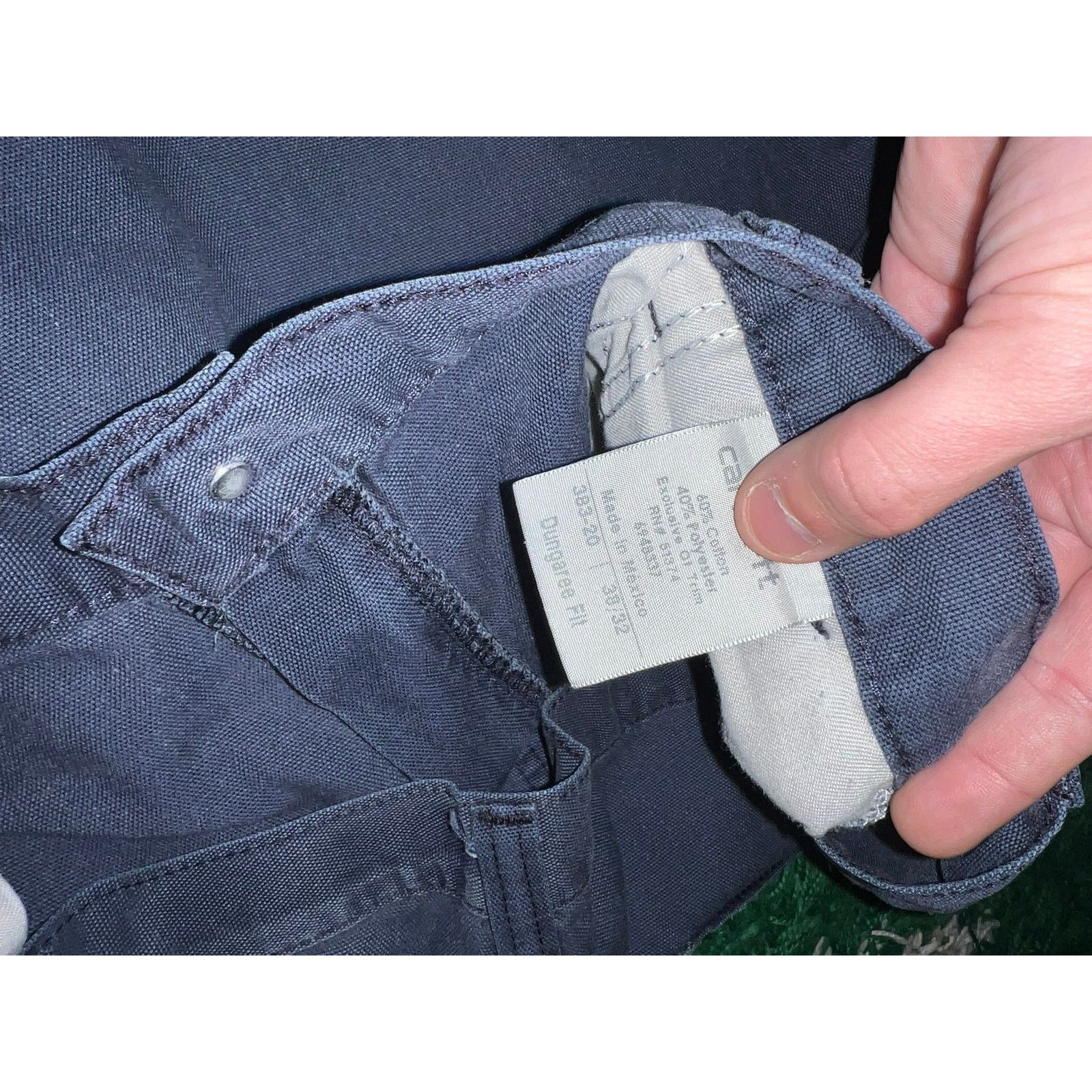 Carhartt Y2K Carhartt Dungaree Fit Blue Bottoms Pants Work Wear 38x32 Size US 38 / EU 54 - 5 Thumbnail
