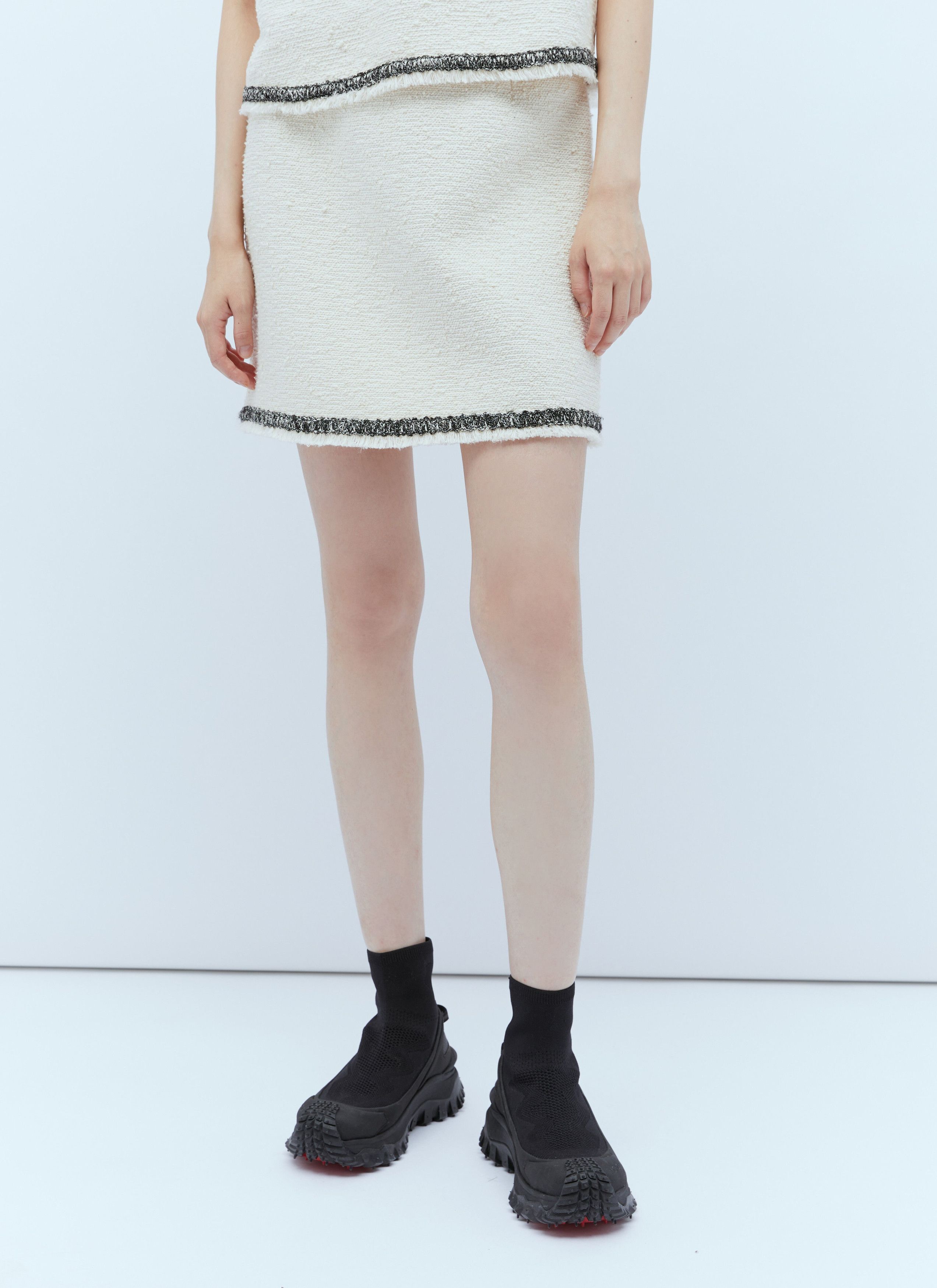 Moncler Tweed Mini Skirt Size 27" / US 4 / IT 40 - 1 Thumbnail