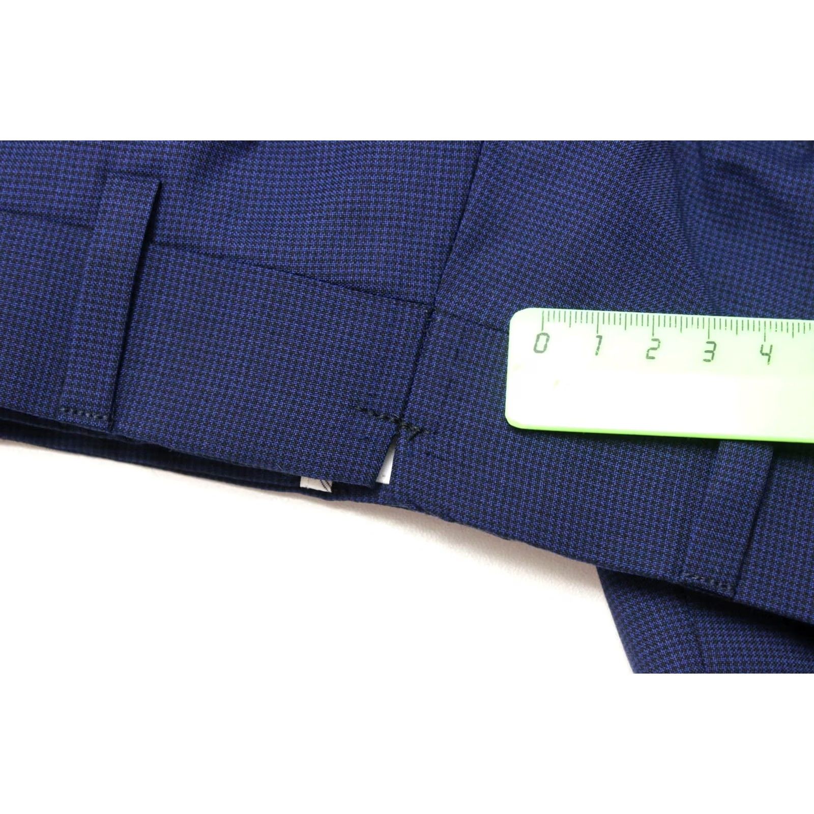 Suitsupply Suitsupply Brescia Trousers Plaid Wool Slim Fit Men UK 36 / W32 Blue Dress Pants Size US 36 / EU 52 - 7 Thumbnail