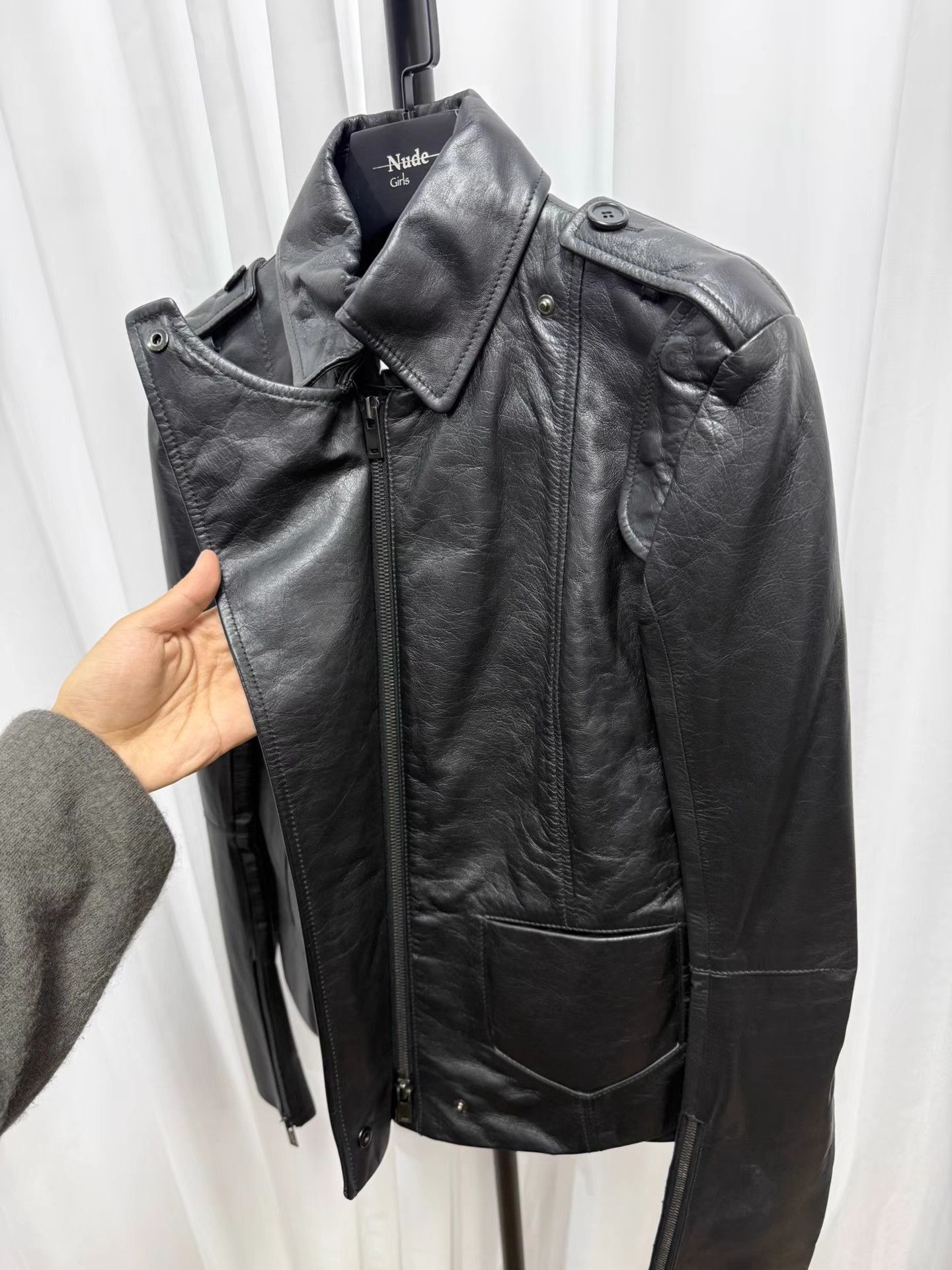 Maison Margiela Margiela Zip-Off Sleeve Leather Jacket K20 Size US XXS / EU 40 - 3 Thumbnail